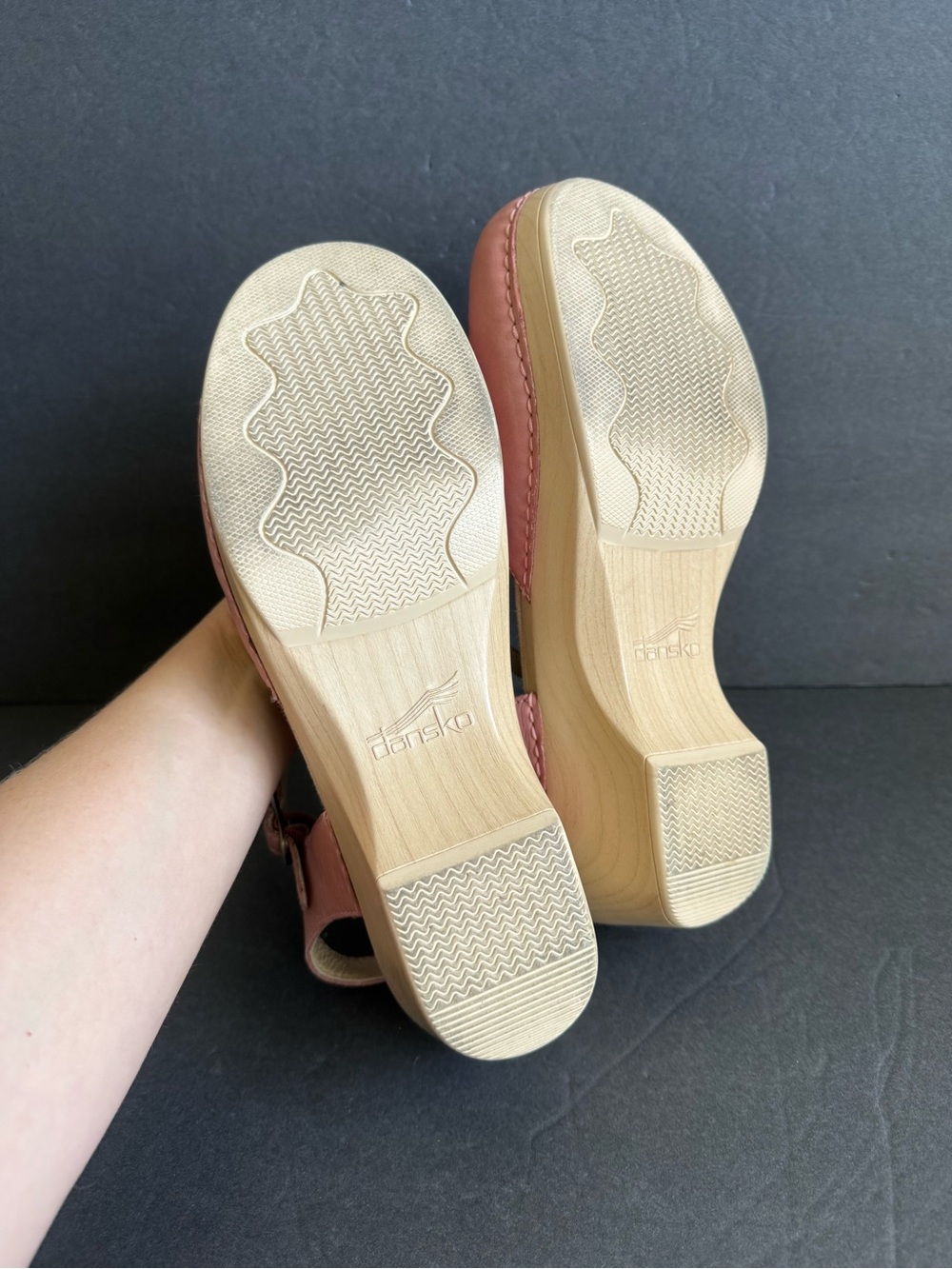 Dansko Sam Clogs Petal Pink Leather Comfort Shoes Womens 42 EUC - Picture 9 of 12